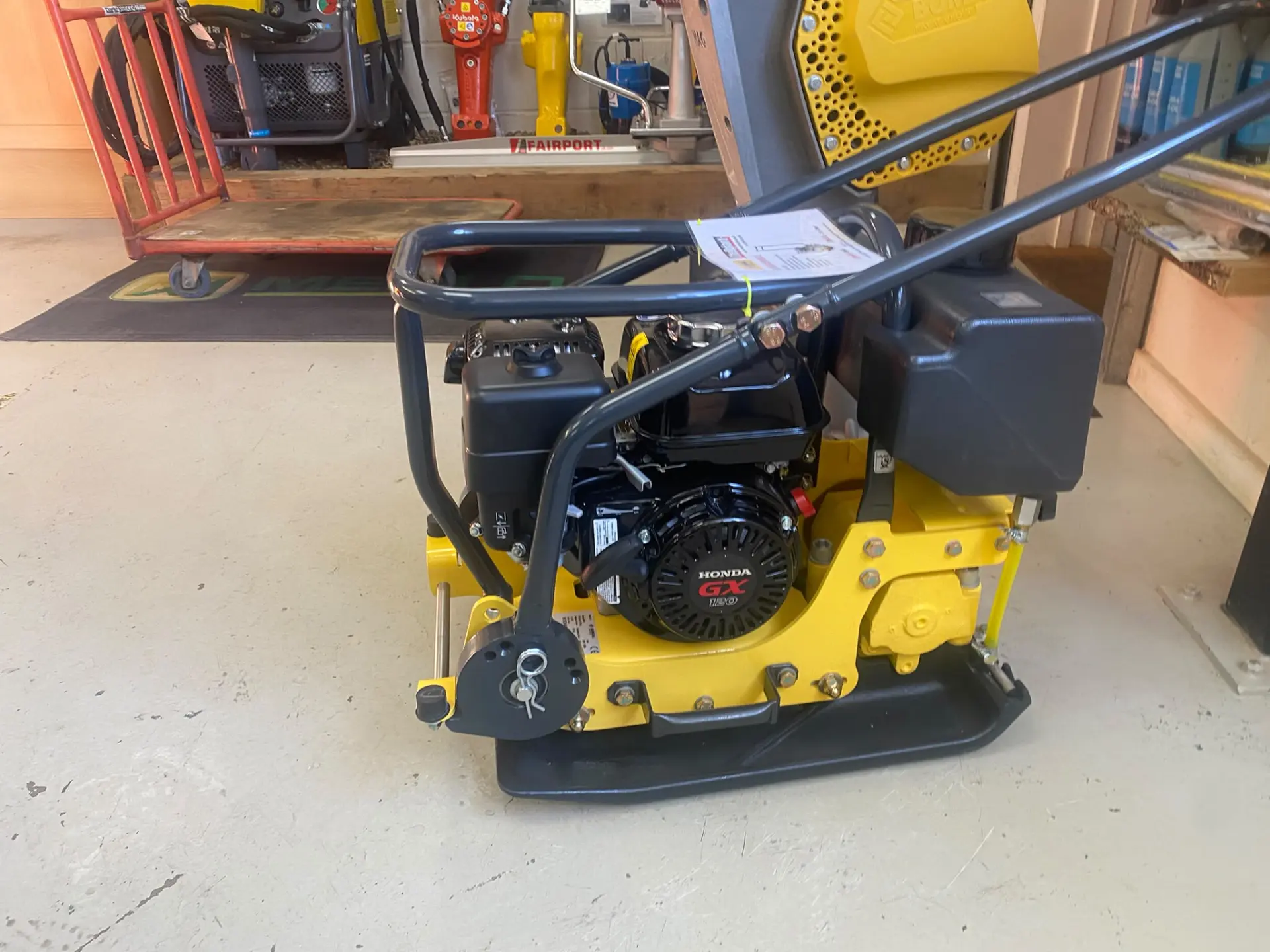 Bomag compaction plate for hire